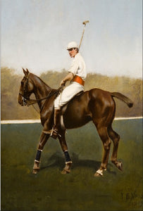 Copy of Hard Cover Journal, "Polo Player"